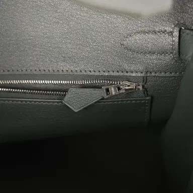 HERMÈS Hermes Birkin 30 Vert Mangrove Togo Palladium Hardware | Thumbnail 9 HERMÈS Hermes Birkin 30 Vert Mangrove Togo Palladium Hardware | Thumbnail 9