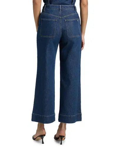 Cinq à Sept Women's Ryker Wide-Leg Cropped Jeans - Tide | Thumbnail 5 Cinq à Sept Women's Ryker Wide-Leg Cropped Jeans - Tide | Thumbnail 5