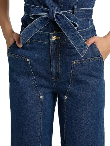Cinq à Sept Women's Ryker Wide-Leg Cropped Jeans - Tide | Thumbnail 6 Cinq à Sept Women's Ryker Wide-Leg Cropped Jeans - Tide | Thumbnail 6