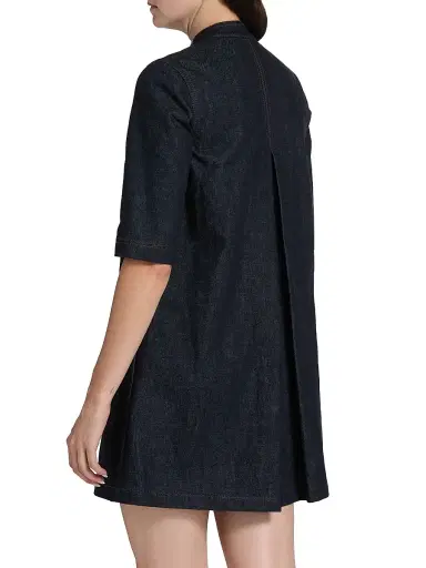 Adam Lippes Women's Lauder Denim Shirtdress - Indigo | Thumbnail 5 Adam Lippes Women's Lauder Denim Shirtdress - Indigo | Thumbnail 5