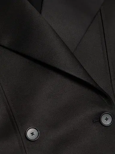Brandon Maxwell Women's The Elliot Double Breasted Evening Jacket - Black - Size 8 | Thumbnail 7 Brandon Maxwell Women's The Elliot Double Breasted Evening Jacket - Black - Size 8 | Thumbnail 7