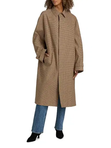 Brandon Maxwell Women's The Quinn Driving Coat | Thumbnail 2 Brandon Maxwell Women's The Quinn Driving Coat | Thumbnail 2
