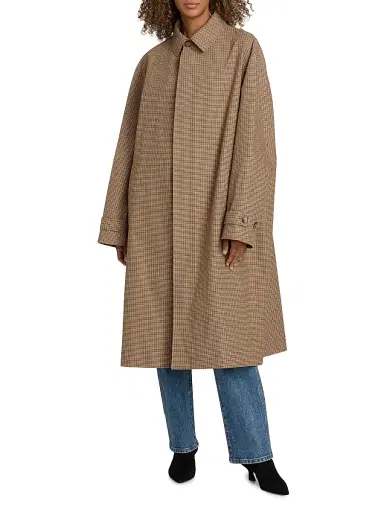 Brandon Maxwell Women's The Quinn Driving Coat | Thumbnail 3 Brandon Maxwell Women's The Quinn Driving Coat | Thumbnail 3