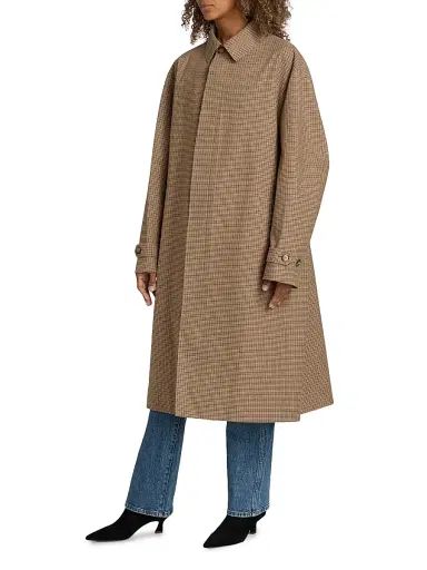 Brandon Maxwell Women's The Quinn Driving Coat | Thumbnail 4 Brandon Maxwell Women's The Quinn Driving Coat | Thumbnail 4