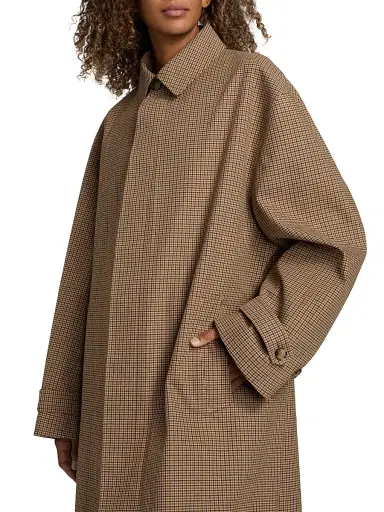 Brandon Maxwell Women's The Quinn Driving Coat | Thumbnail 6 Brandon Maxwell Women's The Quinn Driving Coat | Thumbnail 6
