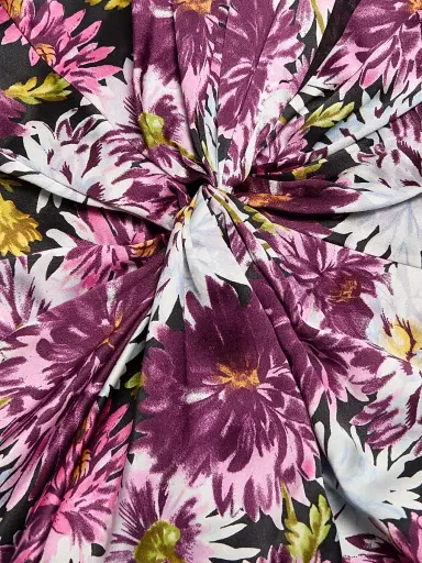 Cinq à Sept Women's Kordyn Dahlia Print Maxi Dress - Lavender Crystal Multi | Thumbnail 7 Cinq à Sept Women's Kordyn Dahlia Print Maxi Dress - Lavender Crystal Multi | Thumbnail 7