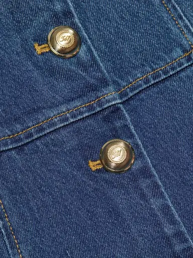Cinq à Sept Women's Kehlani Denim Belted Midi-Dress - Tide | Thumbnail 7 Cinq à Sept Women's Kehlani Denim Belted Midi-Dress - Tide | Thumbnail 7