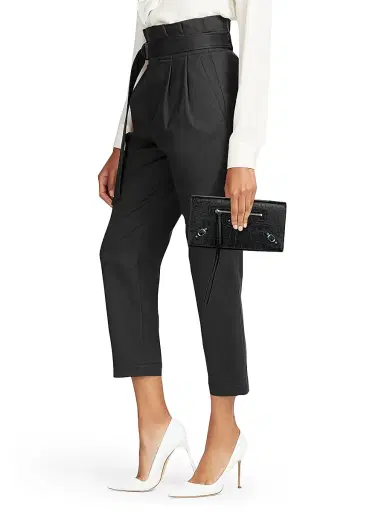 Balenciaga Women's Le City Croc-Embossed Leather Wallet - Black | Thumbnail 3 Balenciaga Women's Le City Croc-Embossed Leather Wallet - Black | Thumbnail 3