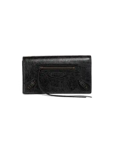 Balenciaga Women's Le City Leather Wallet - Black | Thumbnail 1 Balenciaga Women's Le City Leather Wallet - Black | Thumbnail 1