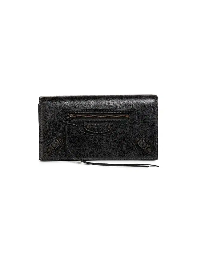Women's Le City Leather Wallet - Black Women's Le City Leather Wallet - Black