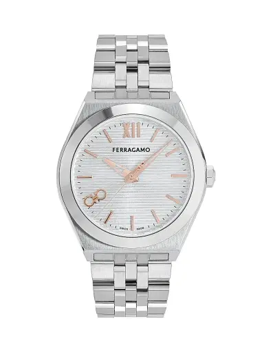 FERRAGAMO Men's Vega Stainless Steel Bracelet Watch/40MM - Silver | Thumbnail 1 FERRAGAMO Men's Vega Stainless Steel Bracelet Watch/40MM - Silver | Thumbnail 1