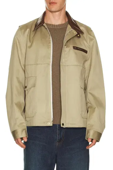 Sacai Cotton Chino Blouson | Thumbnail 1 Sacai Cotton Chino Blouson | Thumbnail 1
