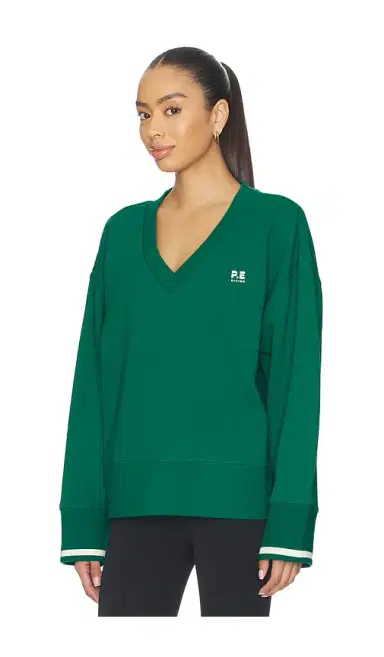 P.E NATION Courtside V-neck Sweatshirt | Thumbnail 2 P.E NATION Courtside V-neck Sweatshirt | Thumbnail 2