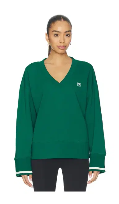 P.E NATION Courtside V-neck Sweatshirt | Thumbnail 1 P.E NATION Courtside V-neck Sweatshirt | Thumbnail 1