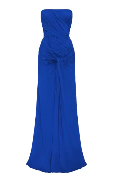 Alex Perry Strapless Ruched Jersey Gown | Thumbnail 7 Alex Perry Strapless Ruched Jersey Gown | Thumbnail 7