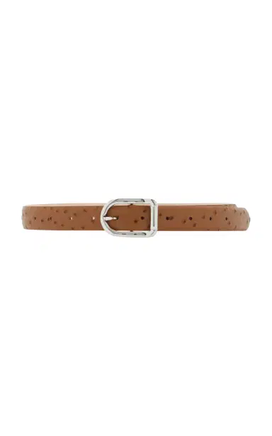 Déhanche Mija Ostrich-Effect Leather Belt | Thumbnail 2 Déhanche Mija Ostrich-Effect Leather Belt | Thumbnail 2