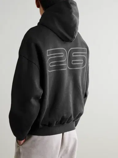 Fear of God Essentials 90s Logo-Print Cotton-Jersey Hoodie - Men | Thumbnail 3 Fear of God Essentials 90s Logo-Print Cotton-Jersey Hoodie - Men | Thumbnail 3