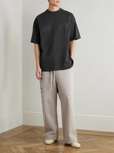 Fear of God Essentials 90s Oversized Logo-Print Cotton-Jersey T-Shirt - Men | Thumbnail 2 Fear of God Essentials 90s Oversized Logo-Print Cotton-Jersey T-Shirt - Men | Thumbnail 2