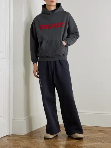 Fear of God Essentials 90s Logo-Print Cotton-Jersey Hoodie - Men | Thumbnail 2 Fear of God Essentials 90s Logo-Print Cotton-Jersey Hoodie - Men | Thumbnail 2