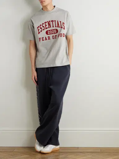 Fear of God Essentials Logo-Print Cotton-Jersey T-Shirt - Men | Thumbnail 2 Fear of God Essentials Logo-Print Cotton-Jersey T-Shirt - Men | Thumbnail 2