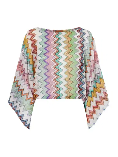 Missoni Striped Metallic Crochet-knit Blouse | Thumbnail 1 Missoni Striped Metallic Crochet-knit Blouse | Thumbnail 1