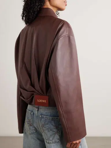 Loewe Balloon Leather Jacket | Thumbnail 4 Loewe Balloon Leather Jacket | Thumbnail 4