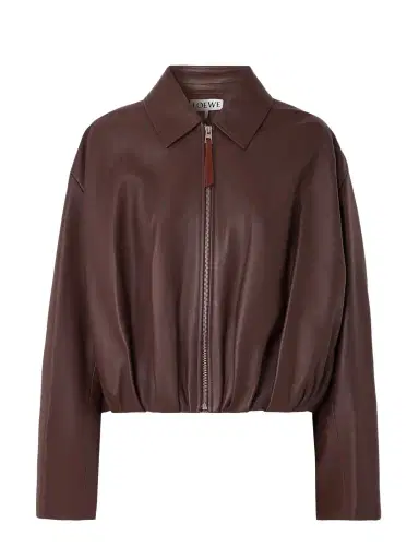 Loewe Balloon Leather Jacket | Thumbnail 1 Loewe Balloon Leather Jacket | Thumbnail 1