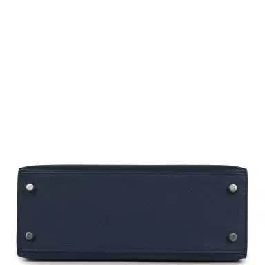 HERMÈS Hermes Kelly Sellier 25 Bleu Navy Epsom Electrum Hardware | Thumbnail 6 HERMÈS Hermes Kelly Sellier 25 Bleu Navy Epsom Electrum Hardware | Thumbnail 6