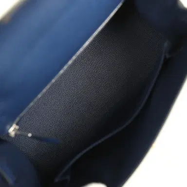 HERMÈS Hermes Kelly Sellier 25 Bleu Navy Epsom Electrum Hardware | Thumbnail 8 HERMÈS Hermes Kelly Sellier 25 Bleu Navy Epsom Electrum Hardware | Thumbnail 8