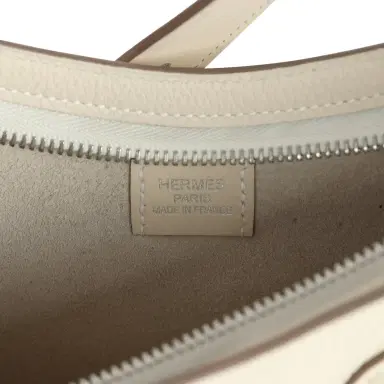 HERMÈS Hermes P'tit Arcon Bag Craie Togo and Swift Palladium Hardware | Thumbnail 9 HERMÈS Hermes P'tit Arcon Bag Craie Togo and Swift Palladium Hardware | Thumbnail 9