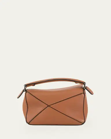 Loewe Puzzle Mini Top-Handle Bag in Leather | Thumbnail 3 Loewe Puzzle Mini Top-Handle Bag in Leather | Thumbnail 3