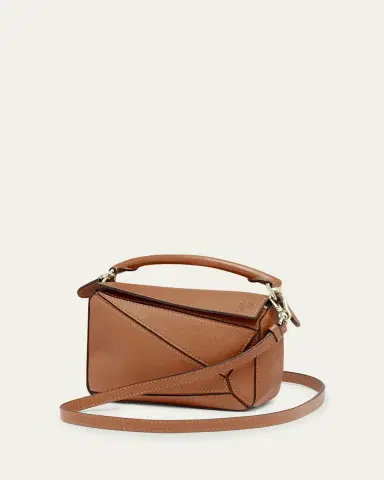 Loewe Puzzle Mini Top-Handle Bag in Leather | Thumbnail 4 Loewe Puzzle Mini Top-Handle Bag in Leather | Thumbnail 4