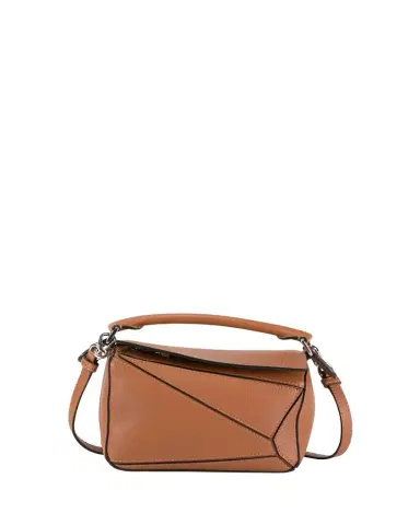 Loewe Puzzle Mini Top-Handle Bag in Leather | Thumbnail 1 Loewe Puzzle Mini Top-Handle Bag in Leather | Thumbnail 1