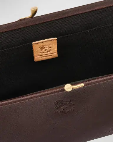 Il Bisonte Manuela Vegetable-Tanned Leather Clutch Bag | Thumbnail 1 Il Bisonte Manuela Vegetable-Tanned Leather Clutch Bag | Thumbnail 1