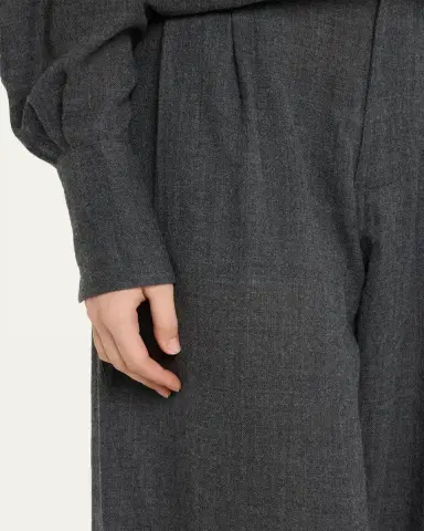 DARKPARK Phebe Wide-Leg Japanese Wool Pants | Thumbnail 2 DARKPARK Phebe Wide-Leg Japanese Wool Pants | Thumbnail 2