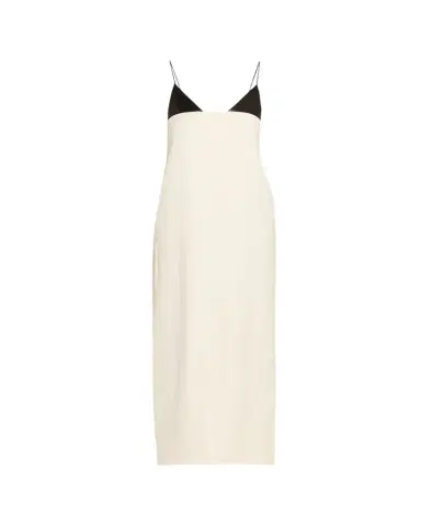 Brandon Maxwell Bridges Leather Empire-Waist Sleeveless Ankle Dress | Thumbnail 1 Brandon Maxwell Bridges Leather Empire-Waist Sleeveless Ankle Dress | Thumbnail 1