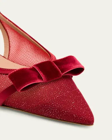 Malone Souliers Jama Glitter Mesh Slingback Flats | Thumbnail 3 Malone Souliers Jama Glitter Mesh Slingback Flats | Thumbnail 3
