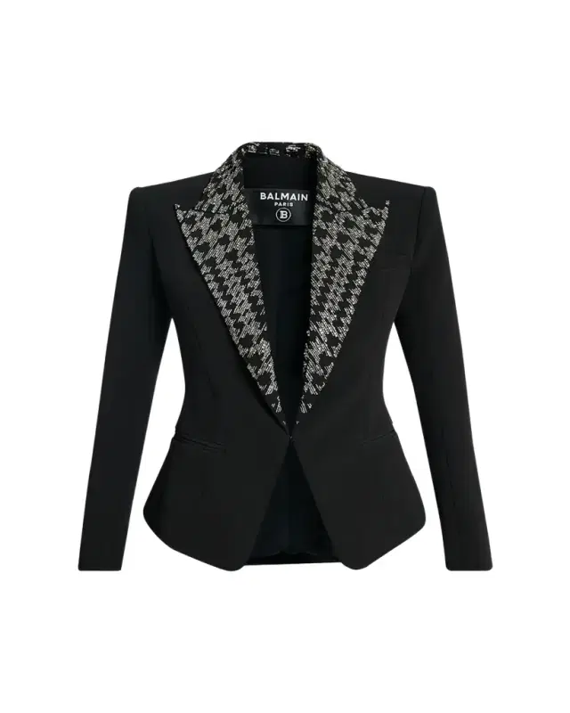 Embroidered Lapels Single-Breasted Jacket Embroidered Lapels Single-Breasted Jacket