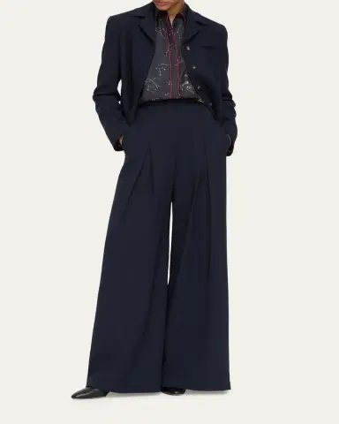 Lafayette 148 New York Scottie Constellation-Print Silk Twill Blouse | Thumbnail 2 Lafayette 148 New York Scottie Constellation-Print Silk Twill Blouse | Thumbnail 2