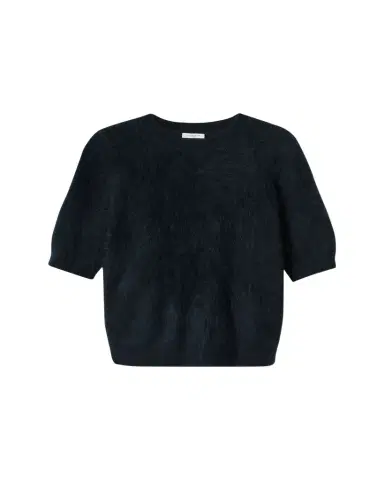 Lafayette 148 New York Short-Sleeve Brushed Cashmere Sweater | Thumbnail 1 Lafayette 148 New York Short-Sleeve Brushed Cashmere Sweater | Thumbnail 1