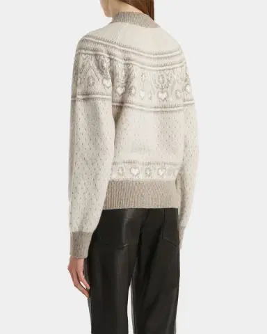 Khaite Marc Cashmere Fair Isle Cardigan | Thumbnail 7 Khaite Marc Cashmere Fair Isle Cardigan | Thumbnail 7