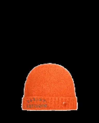 God's True Cashmere x Harley-Davidson Men's Boucle Cashmere Beanie | Thumbnail 2 God's True Cashmere x Harley-Davidson Men's Boucle Cashmere Beanie | Thumbnail 2