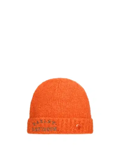 God's True Cashmere x Harley-Davidson Men's Boucle Cashmere Beanie | Thumbnail 1 God's True Cashmere x Harley-Davidson Men's Boucle Cashmere Beanie | Thumbnail 1