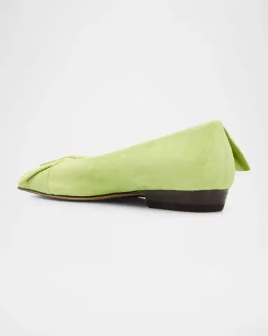 JW Anderson Suede Ruffle Ballerina Flats | Thumbnail 3 JW Anderson Suede Ruffle Ballerina Flats | Thumbnail 3