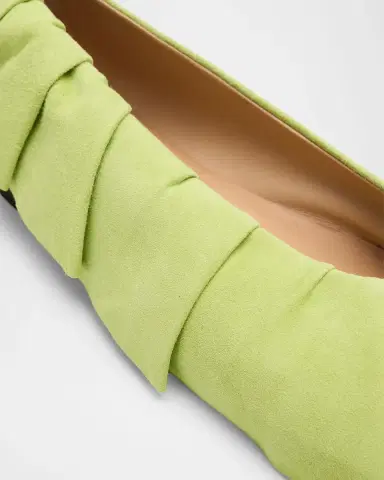 JW Anderson Suede Ruffle Ballerina Flats | Thumbnail 4 JW Anderson Suede Ruffle Ballerina Flats | Thumbnail 4