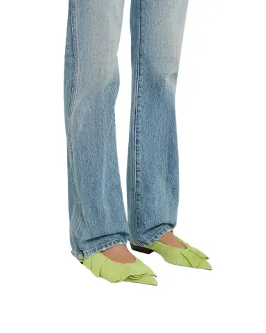 JW Anderson Suede Ruffle Ballerina Flats | Thumbnail 1 JW Anderson Suede Ruffle Ballerina Flats | Thumbnail 1