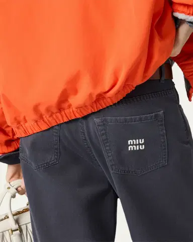 Miu Miu Relaxed Straight-Leg Denim Pants | Thumbnail 5 Miu Miu Relaxed Straight-Leg Denim Pants | Thumbnail 5