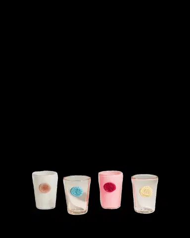 HELLE MARDAHL Monogram 7.4 oz. Drinking Glasses, Set of 4 | Thumbnail 2 HELLE MARDAHL Monogram 7.4 oz. Drinking Glasses, Set of 4 | Thumbnail 2
