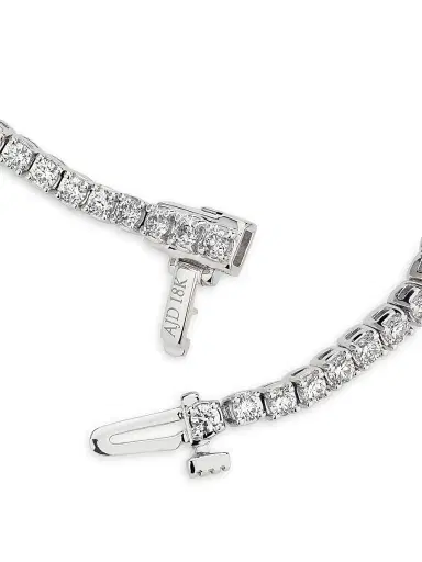 Saks Fifth Avenue Diamonds Women's 18K White Gold & 2.11 TCW Diamond Bracelet - White Gold | Thumbnail 3 Saks Fifth Avenue Diamonds Women's 18K White Gold & 2.11 TCW Diamond Bracelet - White Gold | Thumbnail 3
