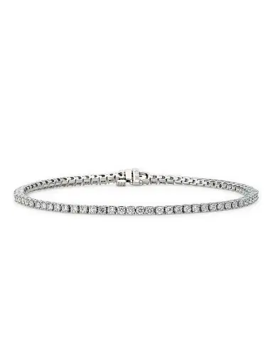 Saks Fifth Avenue Diamonds Women's 18K White Gold & 2.11 TCW Diamond Bracelet - White Gold | Thumbnail 1 Saks Fifth Avenue Diamonds Women's 18K White Gold & 2.11 TCW Diamond Bracelet - White Gold | Thumbnail 1